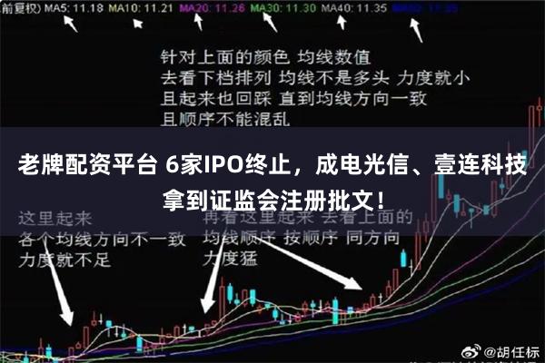 老牌配资平台 6家IPO终止，成电光信、壹连科技拿到证监会注册批文！