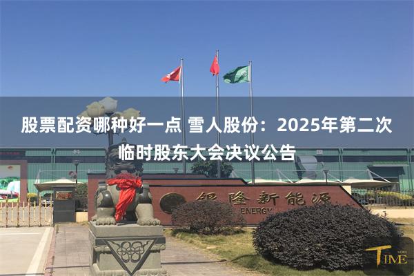 股票配资哪种好一点 雪人股份：2025年第二次临时股东大会决议公告